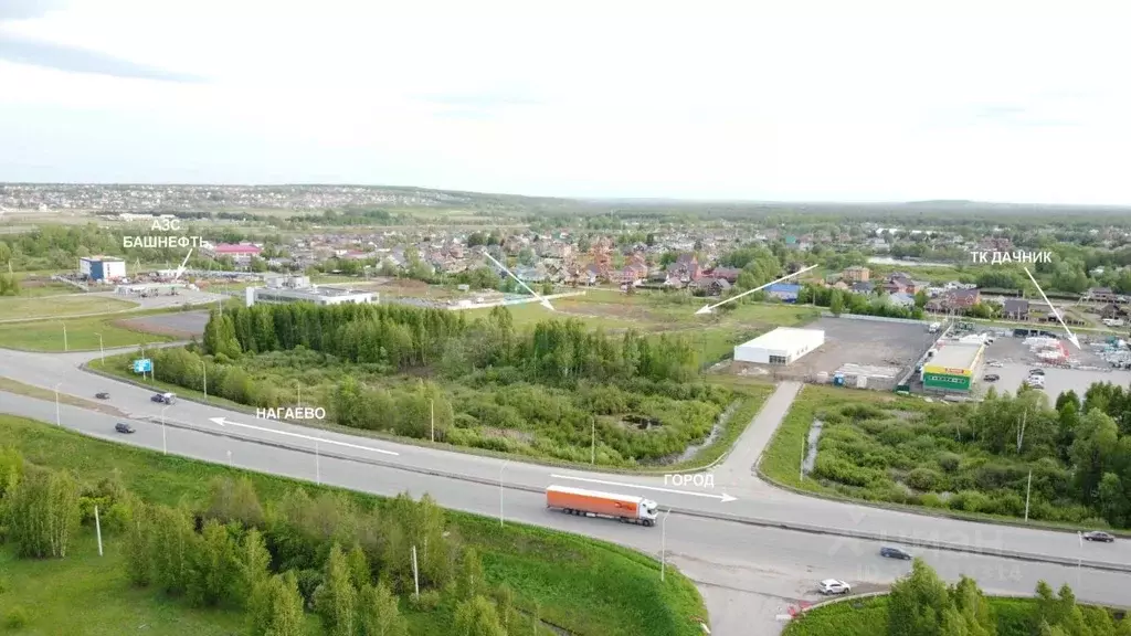 Участок в Башкортостан, Уфа ш. Нагаевское, 32 (31.8 сот.) - Фото 0