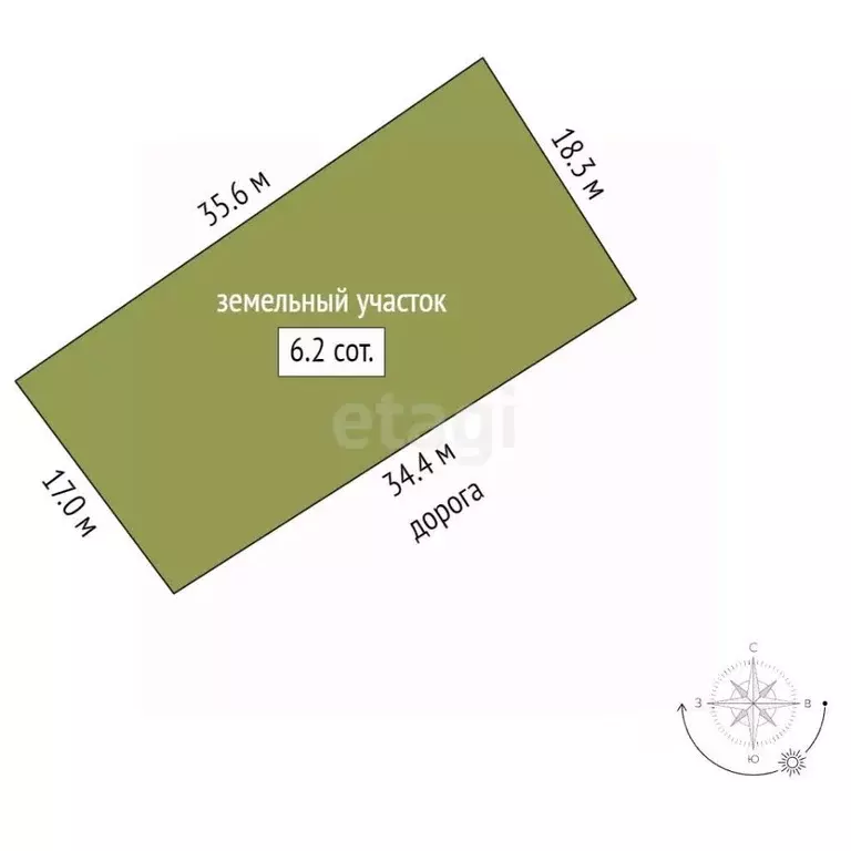 Участок в Костромская область, Кострома Южный-1 СНТ, 69 (6.23 сот.) - Фото 2