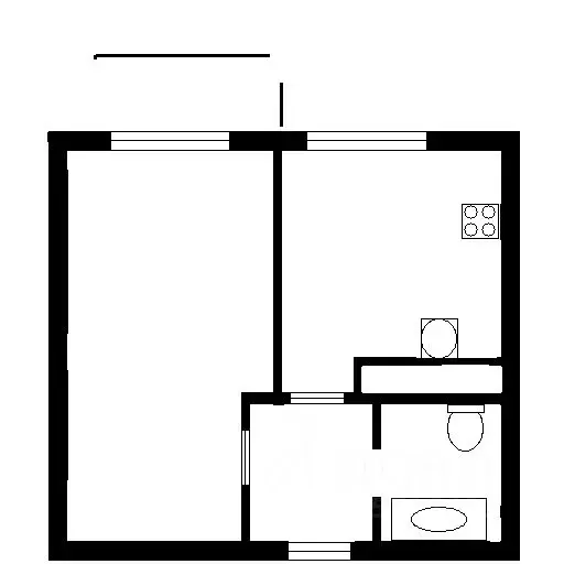 1-к кв. Санкт-Петербург Комендантский просп., 69 (30.6 м) - Фото 2