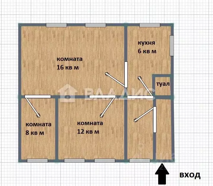 Дом в Пензенская область, Пенза ул. Маресьева, 98 (50 м) - Фото 1