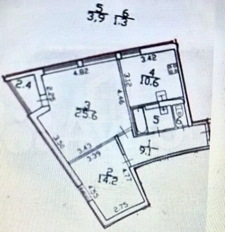 2-к кв. Санкт-Петербург ул. Сантьяго-де-Куба, 4к3 (64.5 м) - Фото 2