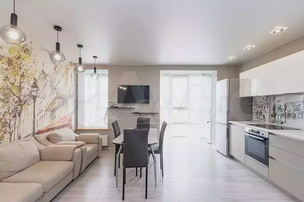 2-к. квартира, 60 м, 16/18 эт. - Фото 1