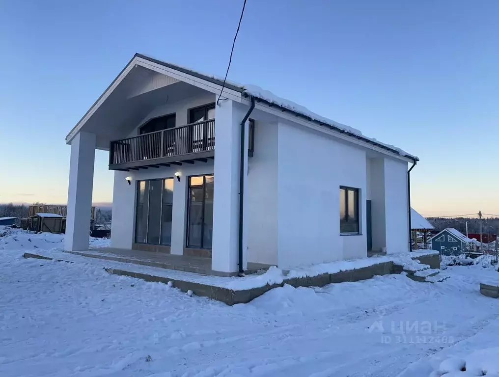 Коттедж в Ленинградская область, Всеволожский район, Лесколовское ... - Фото 1