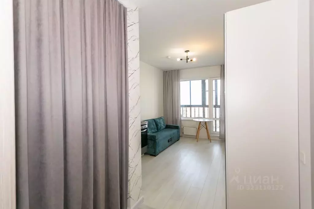 Студия Новосибирская область, Новосибирск ул. Ясный Берег, 25 (24.3 м) - Фото 1