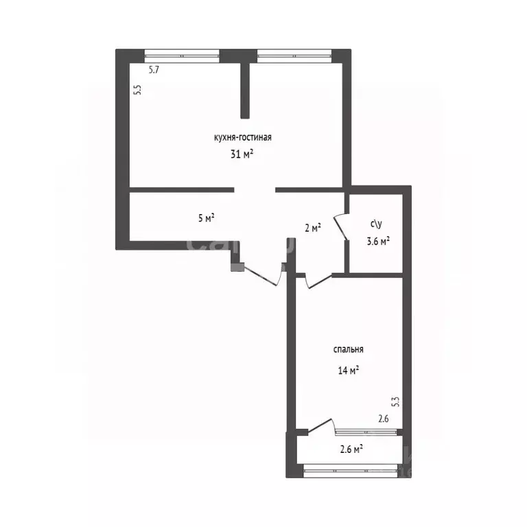 2-к кв. Дагестан, Дербент ул. Сурмача, 1 (58.0 м) - Фото 2