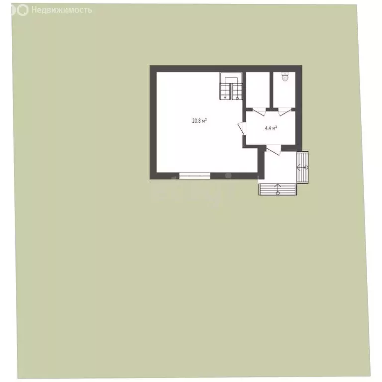 Дом в Новосибирский район, Берёзовский сельсовет, СНТ Междуречье (54.5 ... - Фото 1