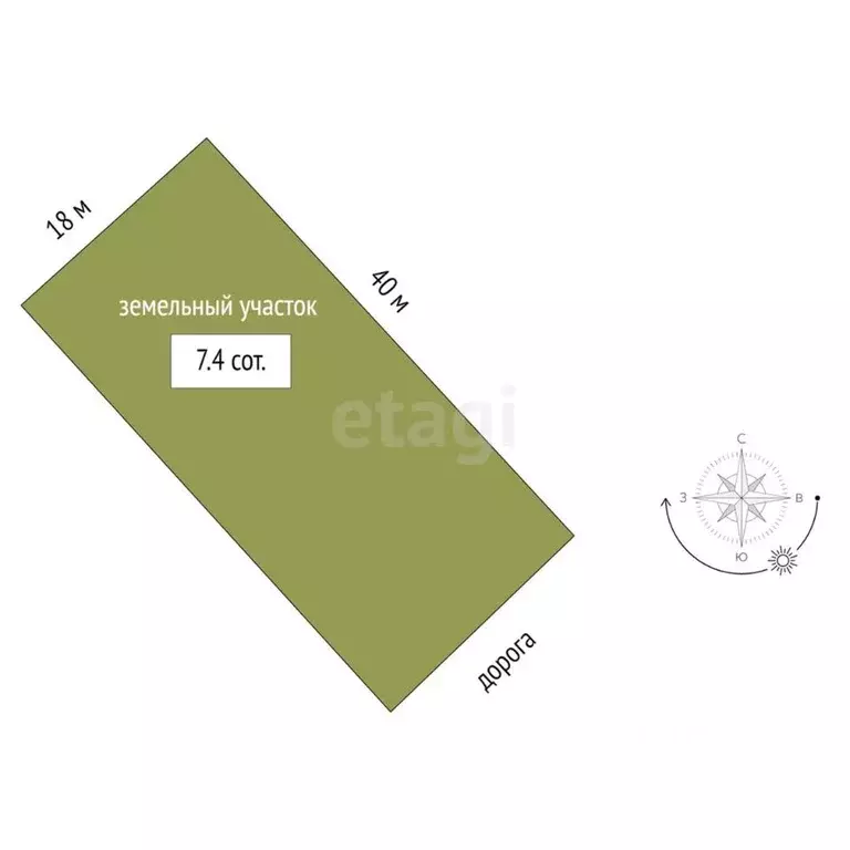 Участок в Хабаровский край, Хабаровский район, с. Корсаково-1  (7.4 ... - Фото 2