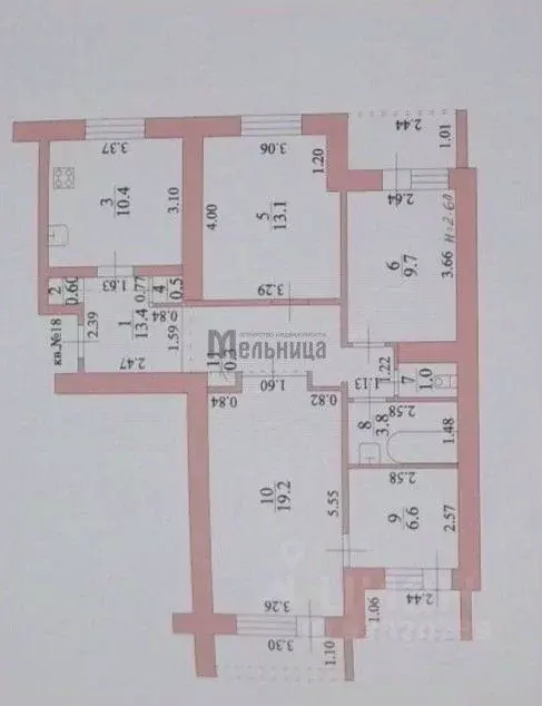 4-к кв. Волгоградская область, Новоаннинский Рабочая ул., 60 (70.0 м) - Фото 2