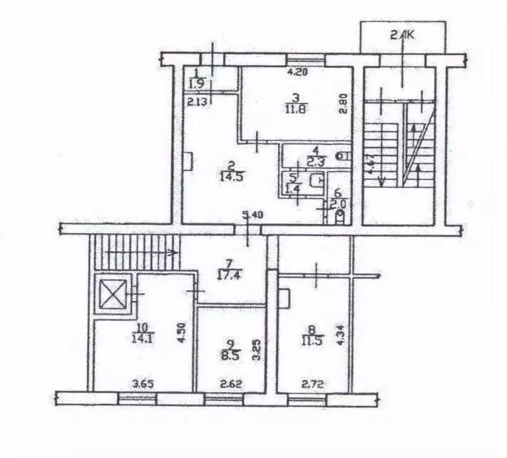 Помещение свободного назначения в Санкт-Петербург ул. Бабушкина, 7 (82 ... - Фото 2