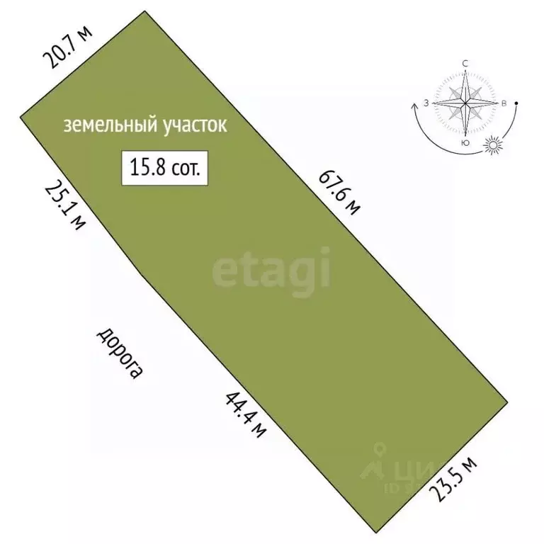 Дом в Тамбовская область, с. Петровское ул. 1-я Восточная, 4 (44 м) - Фото 1