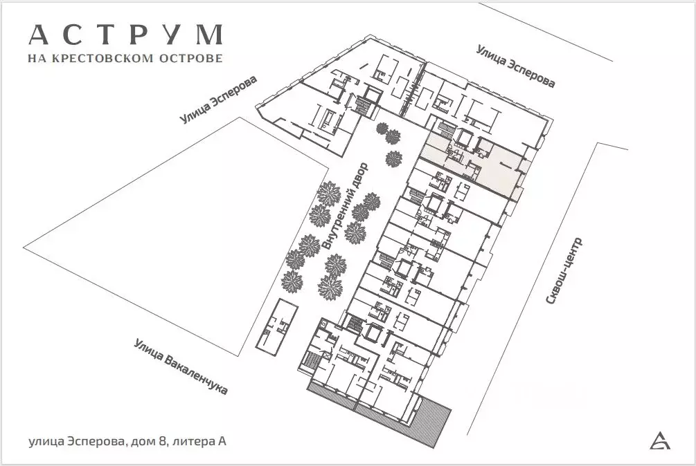 3-к кв. Санкт-Петербург ул. Эсперова, 8 (172.78 м) - Фото 1