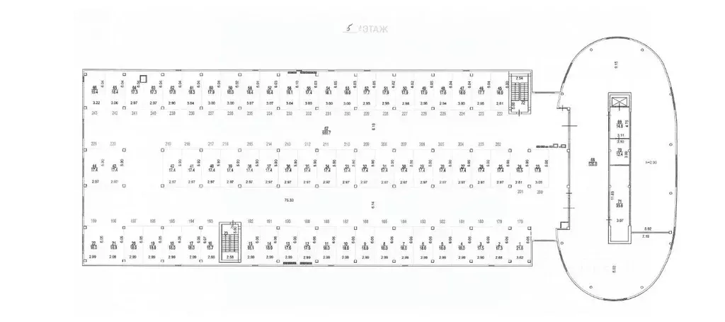 Помещение свободного назначения в Москва Студеный проезд, 7Б (2100 м) - Фото 1