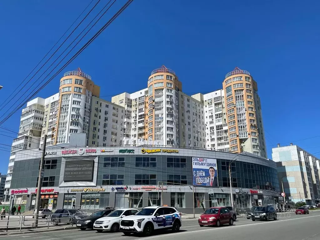 2-к кв. Челябинская область, Челябинск ул. Чайковского, 58 (65.0 м) - Фото 1