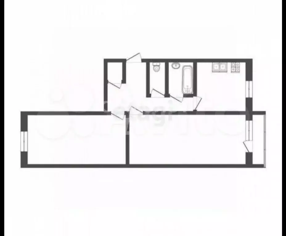 2-к кв. Костромская область, Кострома Юбилейный мкр, 4 (47.9 м) - Фото 2