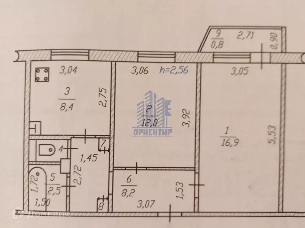 Продаётся 2-к квартира, 48 м - Фото 0