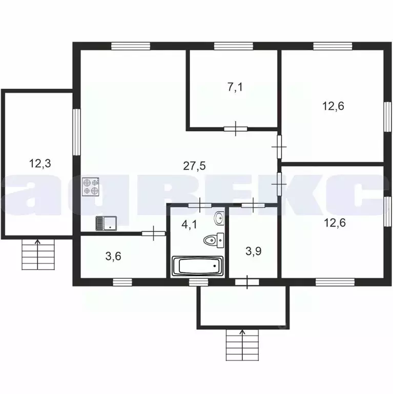 Дом в Ленинградская область, Ломоносовский район, Кипенское с/пос, ... - Фото 2