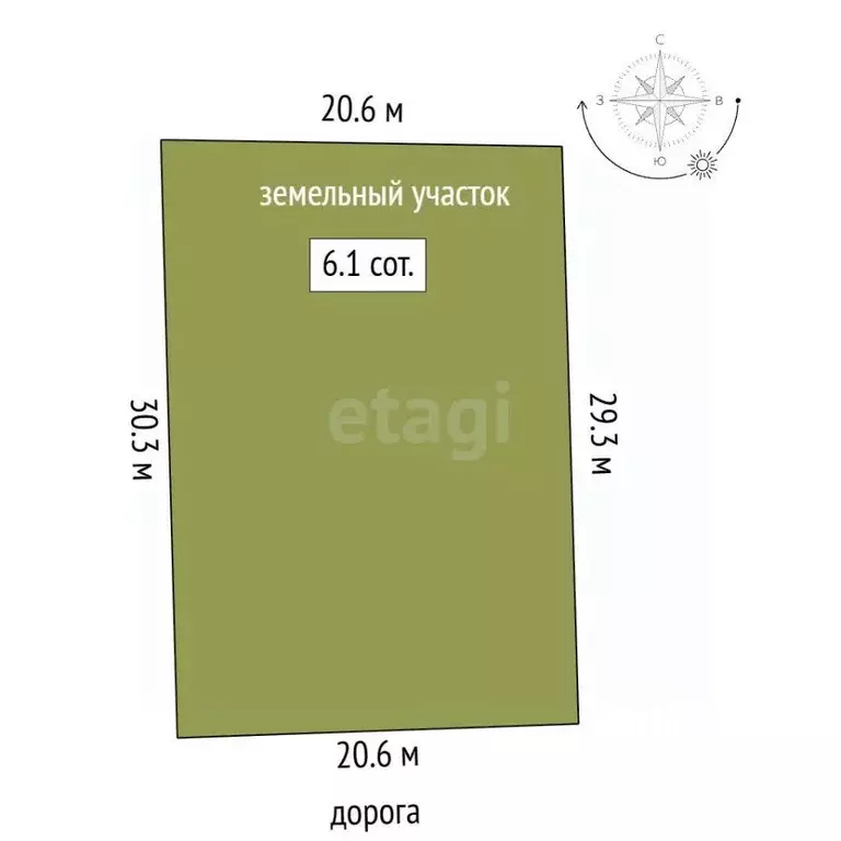 Участок в Ростовская область, Ростов-на-Дону Садовод-Любитель садовое ... - Фото 1