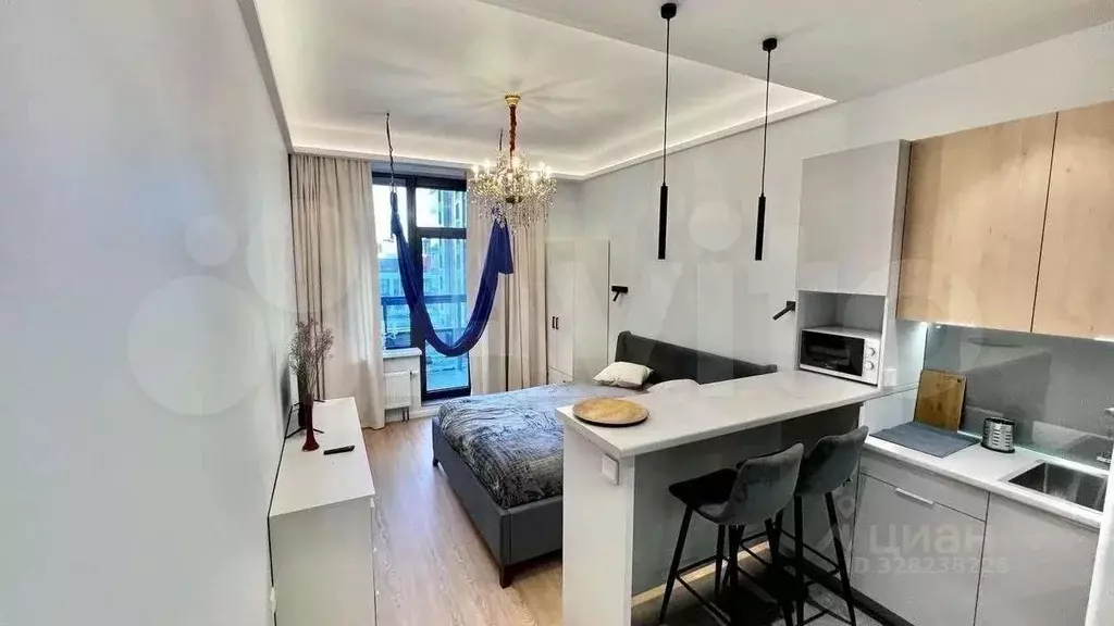 Студия Санкт-Петербург ул. Александра Матросова, 3 (26.0 м) - Фото 2