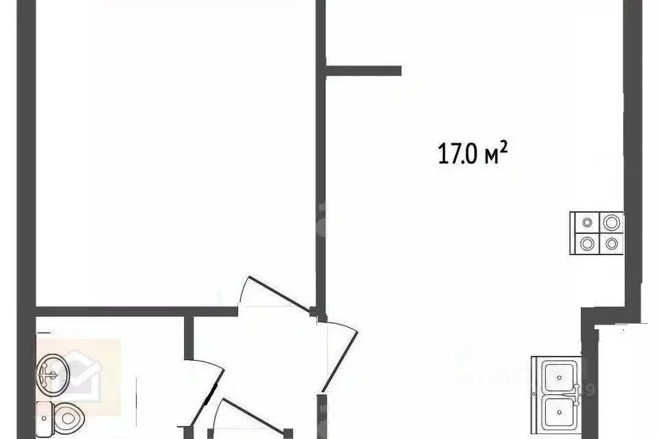 1-к кв. Севастополь ул. Руднева, 28Б (56.4 м) - Фото 2