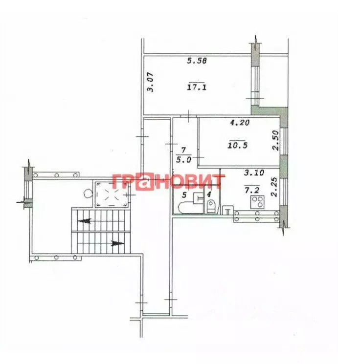 2-к кв. Новосибирская область, Новосибирск ул. Дуси Ковальчук, 18 ... - Фото 1