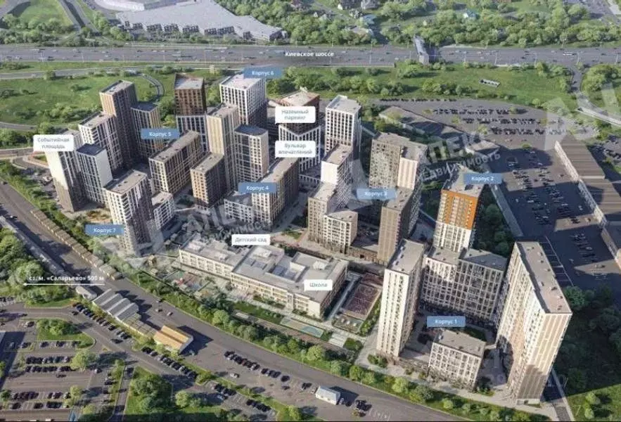 Помещение свободного назначения в Москва № 70 кв-л, 6 (147 м) - Фото 2
