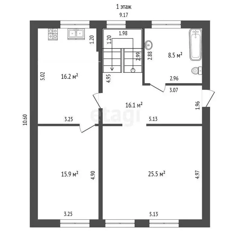 Дом в село Мелекес, Молодёжная улица (144 м) - Фото 1