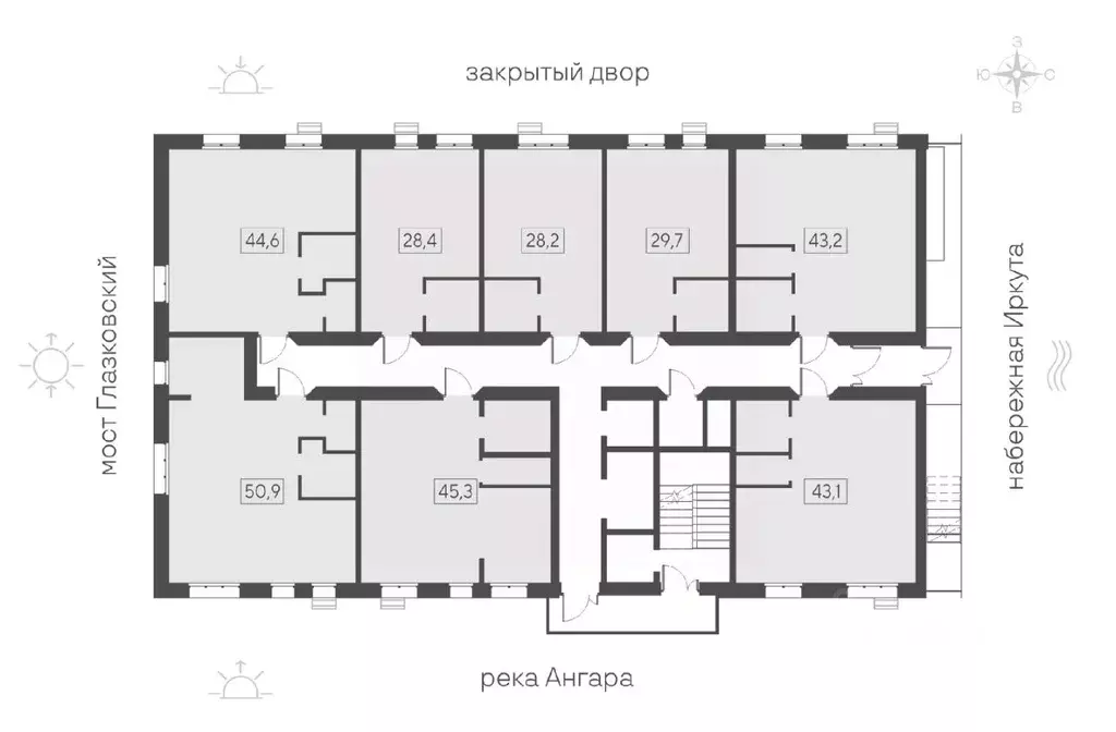 1-к кв. Иркутская область, Иркутск Затон кв-л, Затон жилой комплекс ... - Фото 2