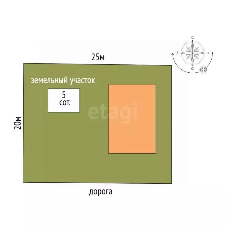 Дом в Крым, Сакский район, Уютненское с/пос, Орбита СПК ул. Ясная, 188 ... - Фото 1