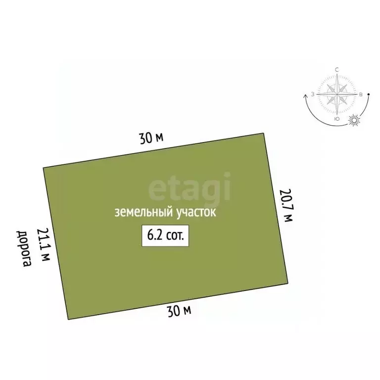 Участок в Крым, Симферопольский район, Николаевка пгт  (6.24 сот.) - Фото 2