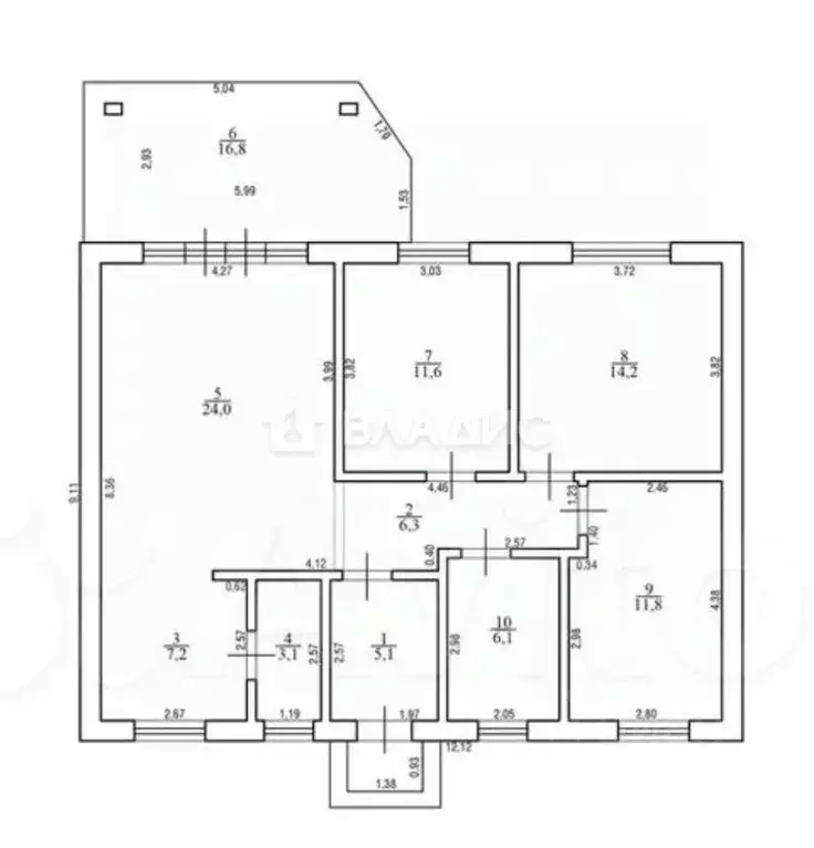 Дом в Калининградская область, Гурьевский муниципальный округ, пос. ... - Фото 2