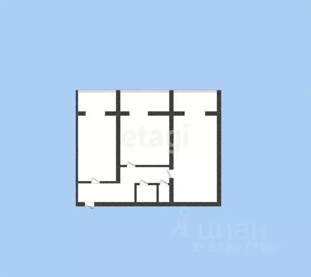 3-к кв. Карачаево-Черкесия, Черкесск Октябрьская ул., 9Н (106.3 м) - Фото 1