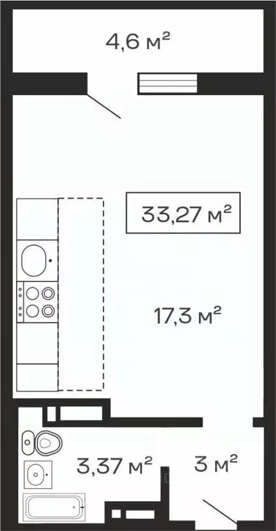 Студия Челябинская область, Челябинск Университетская Набережная ул., ... - Фото 2