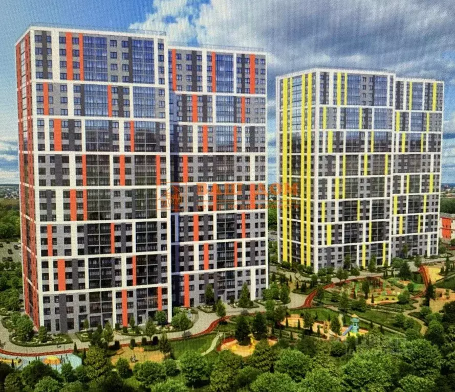 1-к кв. Тульская область, Тула ул. Седова, 26к2 (43.3 м) - Фото 1