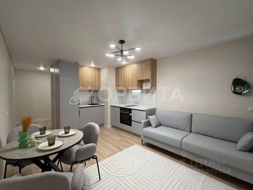 2-к кв. Тюменская область, Тюменский муниципальный округ, д. Патрушева ... - Фото 1