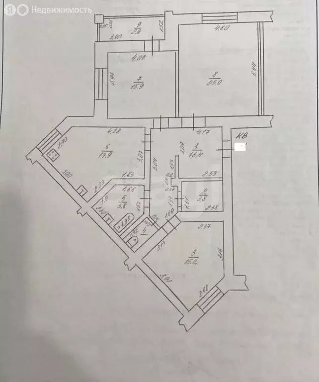 3-комнатная квартира: Зеленодольск, улица Татарстан, 10 (104.8 м) - Фото 1