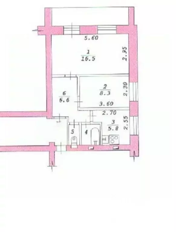 2-к кв. Новосибирская область, Новосибирск Линейная ул., 45/3 (40.4 м) - Фото 1