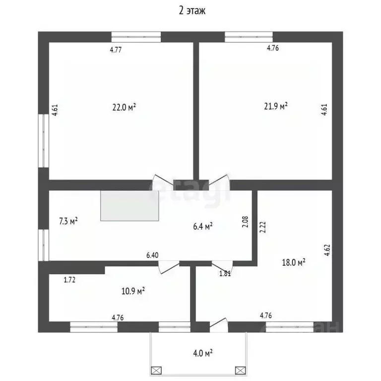 Дом в Тюменская область, Тюменский муниципальный округ, с. Гусево ул. ... - Фото 2
