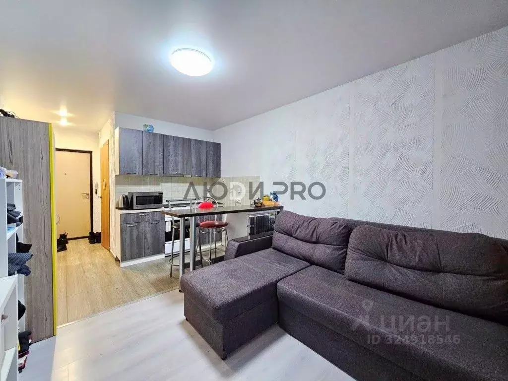 Студия Кировская область, Киров ул. Ивана Попова, 38 (21.5 м) - Фото 2