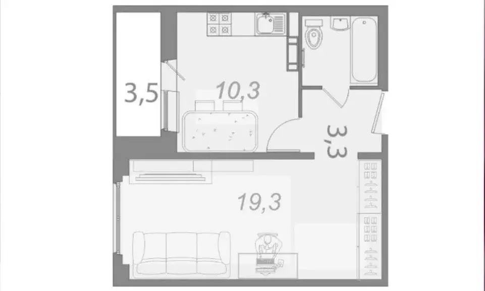 Продаётся 1-к квартира, 38.2 м - Фото 0