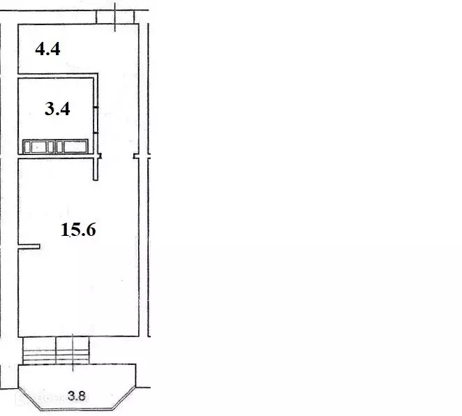 Продаётся квартира-студия, 25.8 м - Фото 1