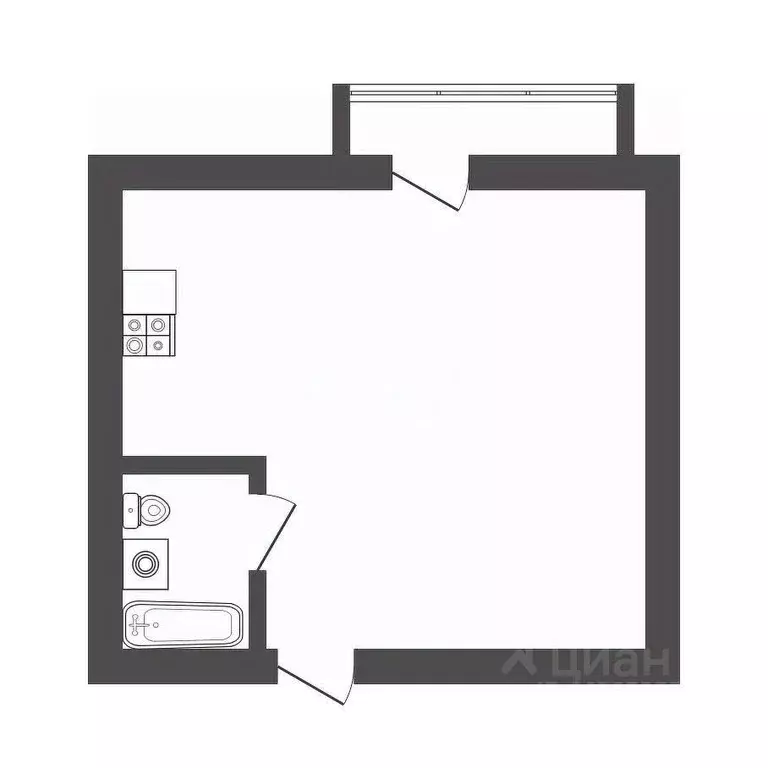 Студия Алтайский край, Бийск Социалистическая ул., 22 (33.1 м) - Фото 2