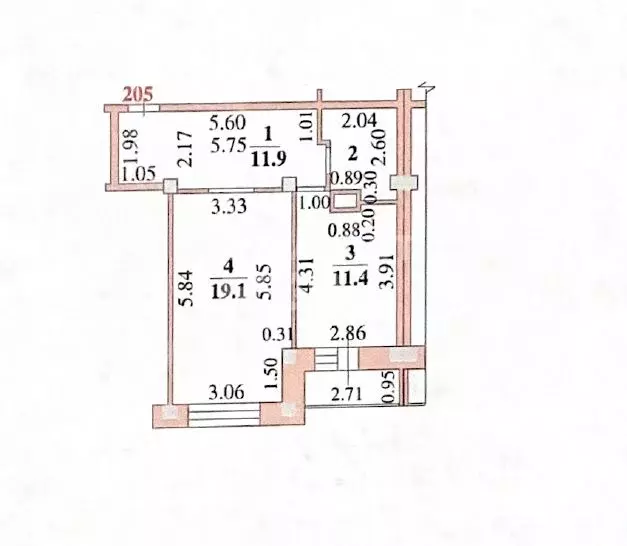 1-к кв. Липецкая область, Липецк ул. Хренникова, 1 (49.7 м) - Фото 2