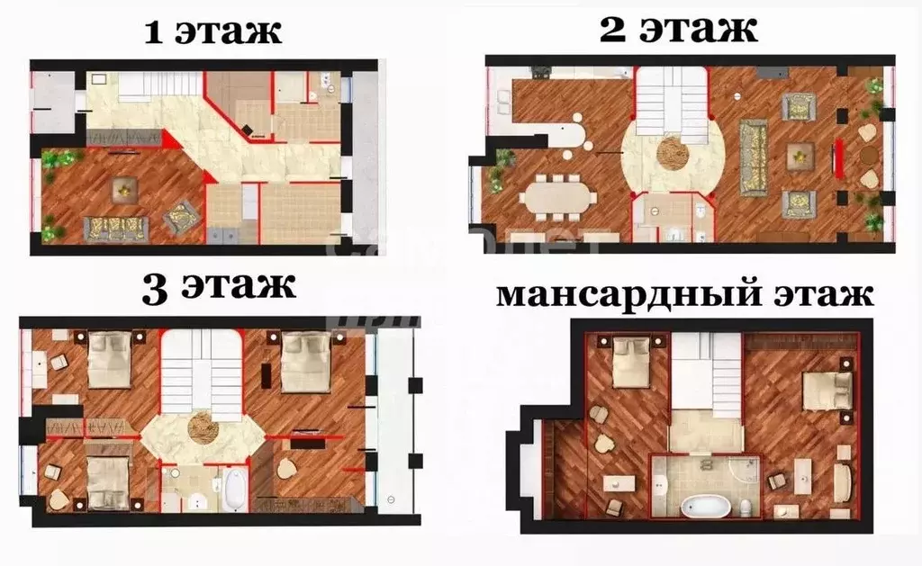 Таунхаус в Москва Остафьевская ул., 43к1 (474 м) - Фото 2