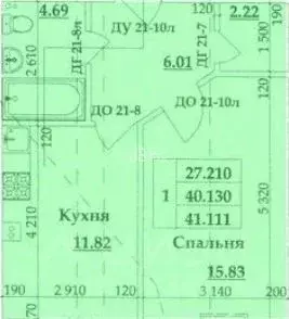 1-к кв. Калужская область, Калуга Воскресенский пер., 26А (40.13 м) - Фото 2