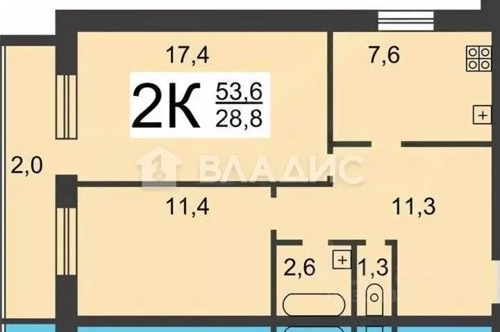 2-к кв. Нижегородская область, Нижний Новгород Артельная ул., 13к1 ... - Фото 1