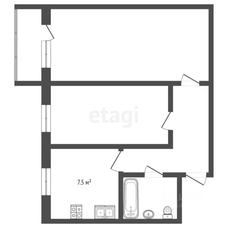 2-к кв. Владимирская область, Ковров ул. Киркижа, 8 (40.8 м) - Фото 1
