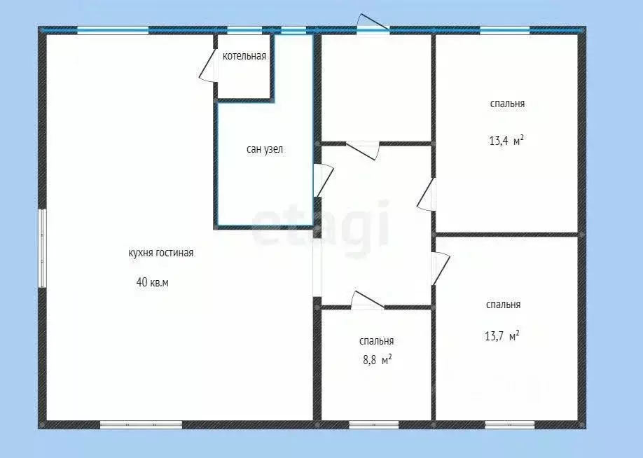Дом в Белгородская область, Губкин ул. Просторная, 12/24 (100 м) - Фото 2