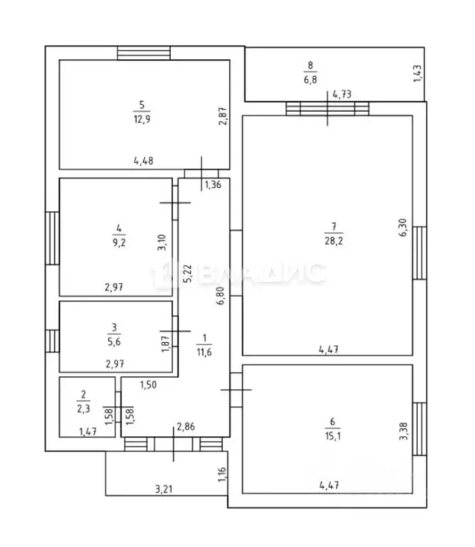 Дом в Калининградская область, Гурьевский муниципальный округ, пос. ... - Фото 2