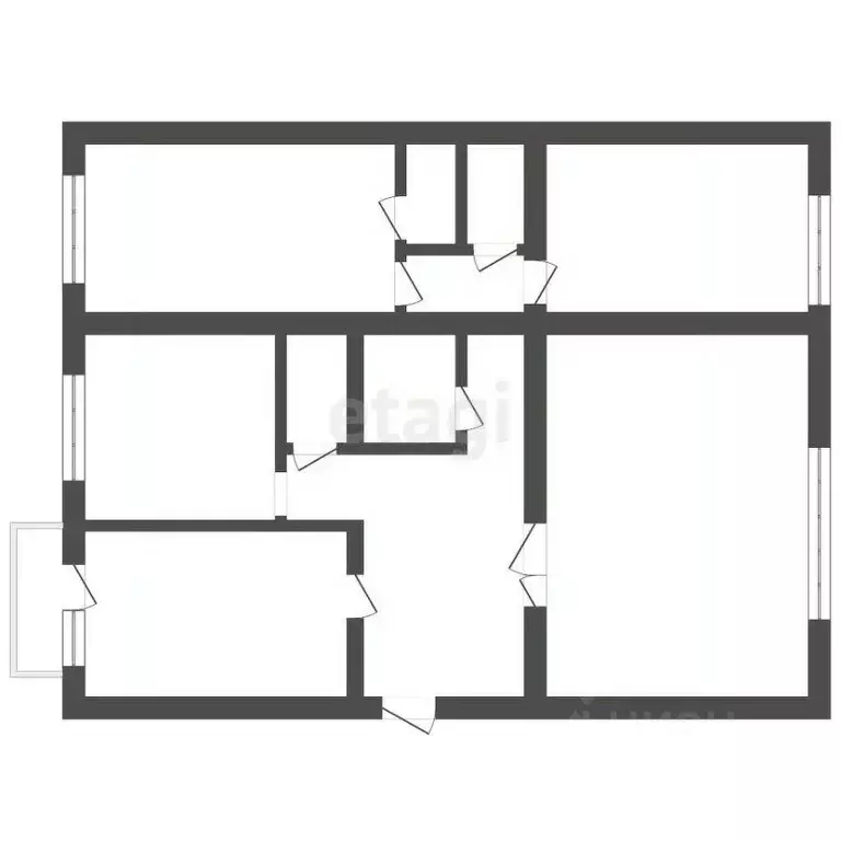 4-к кв. Иркутская область, Иркутск ул. Сурикова, 26 (88.6 м) - Фото 1