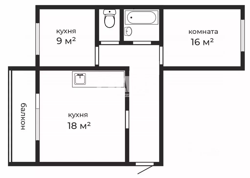 2-к кв. Челябинская область, Челябинск Социалистическая ул., 56 (53.2 ... - Фото 2